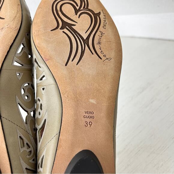 Jean-Michel Cazabat Nabila pointed toe flats size 39 - Picture 10 of 15